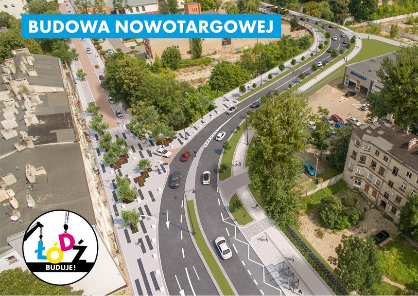 Ulica Nowotargowa od al. Piłsudskiego, w kierunku dworca, będzie przebiegać w obecnym śladzie ul. Targowej. Za Nawrot nieco odbije na wschód, podzieli istniejący kwartał, by w okolicy Tuwima połączyć się z al. Rodziny Scheiblerów