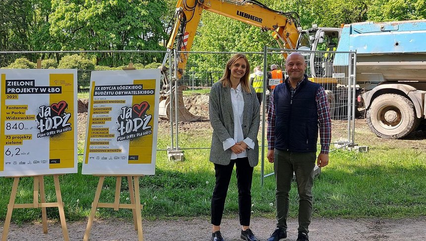 Rozpoczął się remont fontanny w Parku Widzewskim