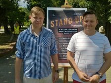 Na zupełnie nowy, letni cykl wydarzeń na ul. Piotrkowskiej zaprasza Bartosz Ogrodniczuk, Stand- Up Polska oraz Piotr Kurzawa z Łódzkiego Centrum Wydarzeń fot. Wojciech Markiewicz / UMŁ