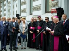 Uroczystość z okazji 31. rocznicy wizyty Ojca Świętego Jana Pawła II w Łodzi fot. Radosław Jóźwiak/UMŁ
