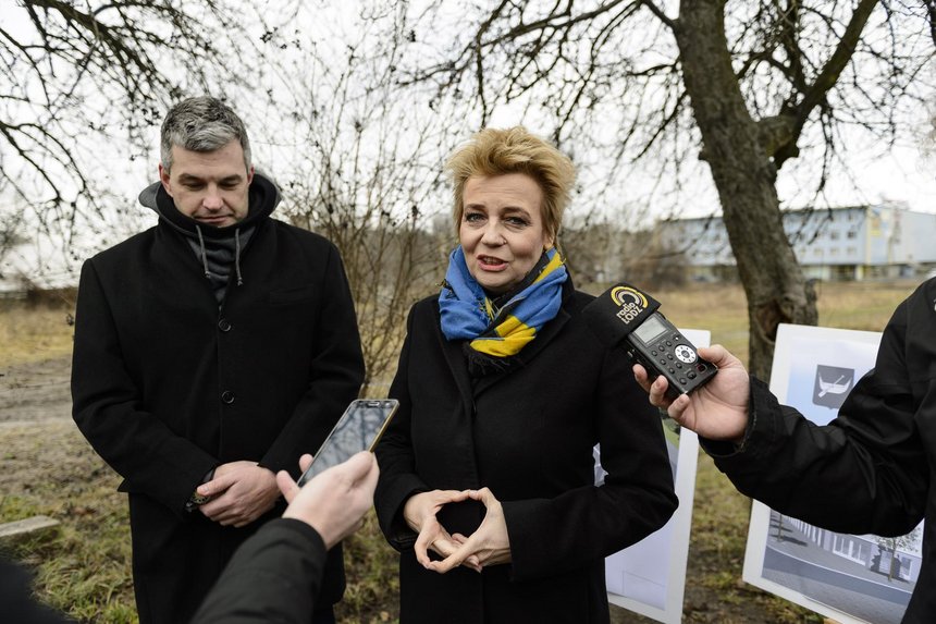 Wkład miasta w program Mieszkanie Plus to m.in. aport w postaci 5000 mkw. działki przy ul. Pabianickiej fot. Radosław Jóźwiak / UMŁ