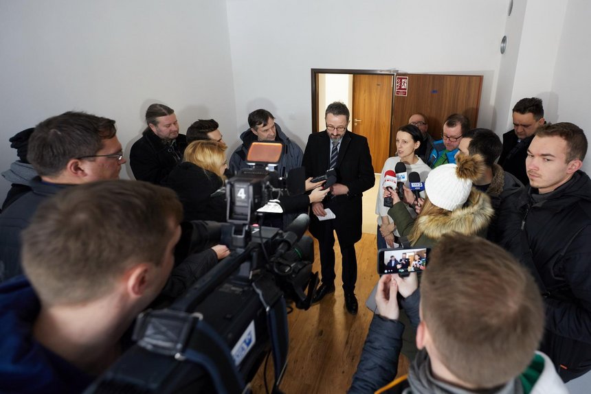 W wyremontowanym przez miasto bloku przy ul. Objazdowej 17 znajduje się 57 nowych i tanich w utrzymaniu mieszkań dla najbardziej potrzebujących fot. Sebastian Glapiński / UMŁ