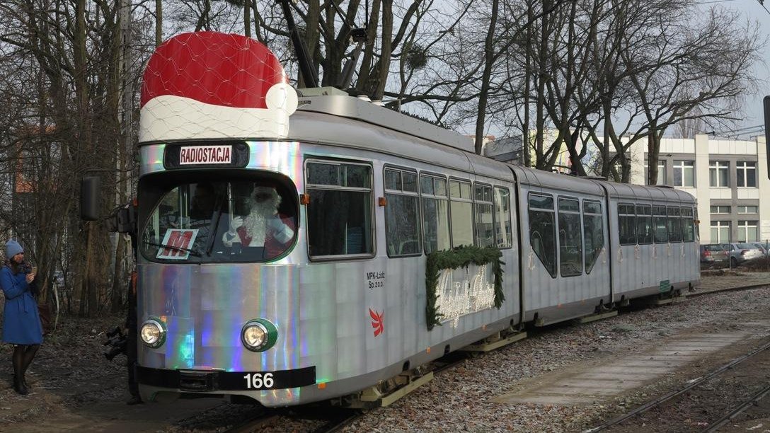 Tylko dziś Mikołajkowe Tramwaje kursują po Łodzi, mat. MPK Łódź